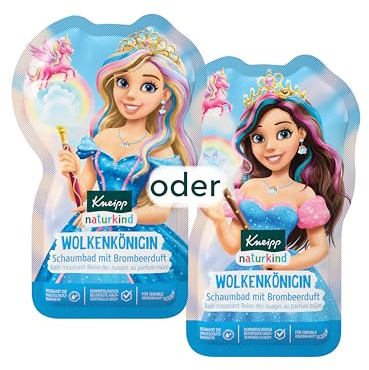 Kneipp Naturkind Wolkenkönigin - Schaumbad mit Brombeerduft - Kinder Badezusatz - 40ml