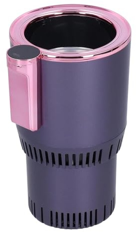 HWIREUIGT Porta Tazza Smart 2-in-1 per Auto per Refrigerazione e Riscaldamento Rapido, Controllo Touch Screen Mini, Raffreddatore/Riscaldatore di Bevande Portatile