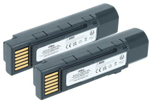 vhbw 2X Akku Ersatz für Datalogic TW18050652, 128004721, BT-47, RBP-GM45 für Barcodescanner POS (2600 mAh, 3,7 V, Li-Ion)