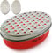 Latest cheese grater with storage box. Rated as no. 1 food grater for hard and soft cheeses (e.g., Parmesan), vegetables, or for grating lemon zest. Ideal kitchen accessort.