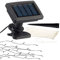 Guirlande solaire à LED pour parasol à 8 brins / 72 LED [Luminea]