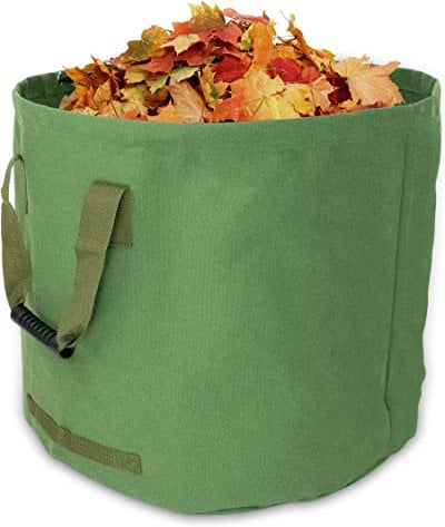 Benz Garden Garten-Abfallsack - faltbarer Laub-Sack aus robustem Leinengewebe - Schwerlast-Gartensack - Gartentasche - Rasensack - 1x 125 Liter