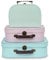 Jewelkeeper - Pappkoffer, Satz von 3 - Storage Geschenkboxen für Geburtstag, Hochzeit, Kinderzimmer, Büro, Dekoration, Displays, Spielzeug, Fotos - Retro Pastell Aufbewahrungsboxen