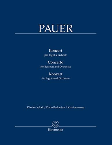 Konzert für Fagott und Orchester. Klavierauszug, Stimme (1)