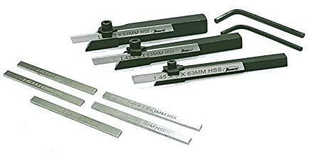 Mini Cut Off Parting Tool Holder for Unimat, Seig, Emco, Proxxon's, Grizzly Small Lathes (Set of All 3 Sizes)