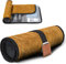 Trousse de Toilette pour Homme, Trousse de Toilette de Voyage, résistante à l'eau, Organisateur de Rouleaux de Salle de Bain Compact pour l'hygiène, kit de Rasage, Cadeaux pour Hommes, 2. Jaune Kaki