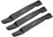 SECURA Jeu de lames (mulching) compatible avec Husqvarna R214T 967062902 Tracteur de pelouse