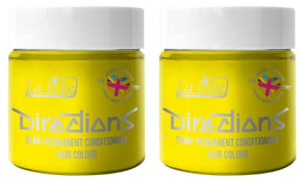 La Riche Directions Semipermanente Haarfarbe 100 ml Dose 2er-Pack (Bright Daffodil)