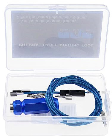 SG Store 1 Ensemble Interne Câbles de Vélo Outil d'acheminement Accessoires Kit de Routage Interne de Corde de Guidage Recouvert de Caoutchouc Compatible avec BMX Vélo de Route Vélo de Pliant