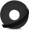 GSCIT Club Melamine Edge Banding, 3/4 inch x 25ft (19mm x 7.6m) Black Edge Banding with Hot Melt Adhesive Pre-glued Edge Banding Flexible Edging Trim Plywood Veneer