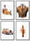 MJ-Graphics - Posterset Old Money Gentleman - Wiskey, Anzug, Whisky, Zigarre, Oldtimer Bilder | Wandbild Din A3 in Galerie Qualität dickes Posterpapier - FineArt Kunstdruck ohne Bilderrahmen