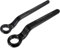 sourcing map 2Pcs Offset Box End Ring Type Wrench 36mm 27mm High-Carbon Steel Slogging Wrench