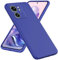 YSONCHAN Coque Bumper pour Motorola Moto Edge 40 5G, Étui de Protection Anti-Traces de Doigts, Housse Souple de Téléphone Antichoc et Facile à Nettoyer. Bleu