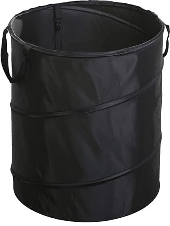 Camping Waste Bin,Collapsible Camp Trash Can,Reusable Up Garden Bin,Oxford Cloth Portable Waste Bag,Yard Waste Bags for Camping,Garden,Hiking,Picnics and Outdoor (D34 Small S
