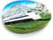 Japan Fridge Magnet, 3D Magnet Travel Sticker Souvenirs, Global Landmarks, Must-Have Featuring Iconic Cities like Dubai, London, Paris, and More (Japan)