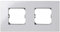 SIMON 27 PLAY Marco 2 Elemento Blanco 85x162mm.