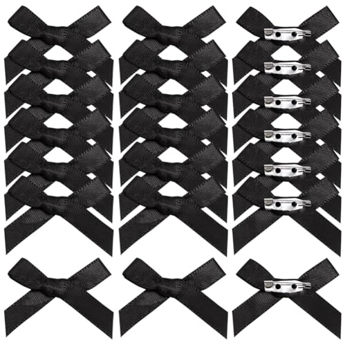 Lot de 30 épingles à nourrice avec nœud en ruban, mini nœuds en ruban, épingles à breloques mignonnes pour vêtements, chapeaux, chaussettes, jupes pour femme