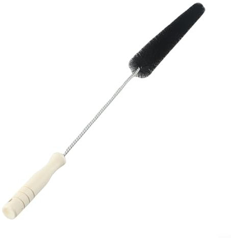 Plumero de radiador con mango de madera hecho para un máximo control mientras limpia áreas difíciles de alcanzar fácilmente (70 cm)