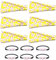 6 Stück Softball-Baseball-Sport-Stirnband und verstellbares Armband, 6er-Set, Baseball-Thema, Club, Sport, Party, Jungen, Geburtstags-Outfit