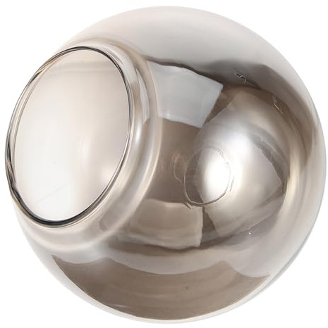 EXQUIMEUBLE -Lampenschirm Aus Glas Pendelleuchtenschirm Als Ersatz Für Hängelampen Dekorativer Glasschirm Für Innenbeleuchtung 15.00 Cm Für Einfache Montage Und Verschiedene Einrichtungsstile
