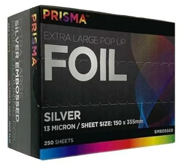 Pop-up Silver Embossed Foil 120mm x 273mm 500 Sheets