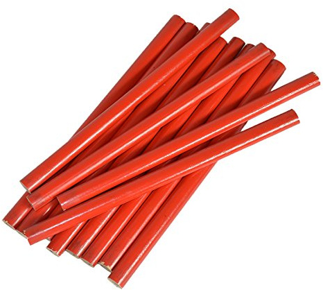 Carpenters Joiners Wooden Pencils Set 12pc Wood Working Marker Marking Tool