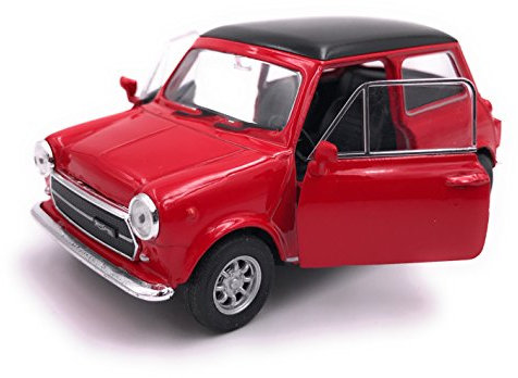 H-Customs Mini Cooper 1300 Modellauto Auto Lizenzprodukt 1:34-1:39 Rot