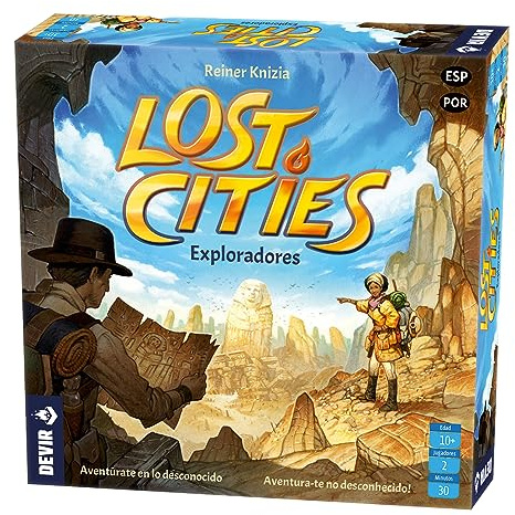 Devir-Lost Cities: Explorer (Ed. In Castellano und Por, Mehrfarbig (1), Farbe/Modell Sortiert