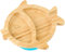 bamboo bamboo Baby Teller Kinderteller, Kindergeschirr mit Saugnapf, Sugnapf Teller Baby ab 6 Monaten (Fisch, Blau)