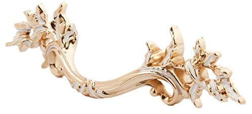 Mgoodoo Pull Handle for Dresser Cupboard Closet Drawer Handle Pulls Cabinet Door Knob Furniture Hardware European Style Vintage (10pcs, K Gold)