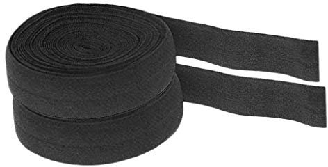joyMerit 2X 10m Schrägband elastisches Einfassband Nahtband gefalzt 20mm Breit
