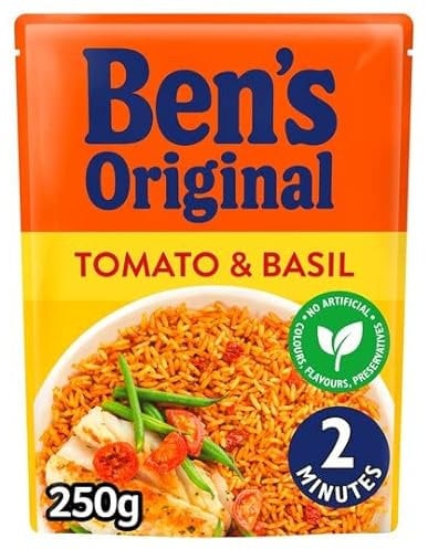 Bens Original Tomato & Basil Microwave Rice