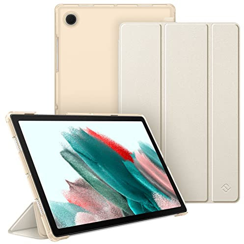 Fintie Hülle für Samsung Galaxy Tab A8 10.5 2022/2021, Ultradünn Schutzhülle mit Transparenter Rückseite Cover Auto Schlaf/Wach für Tab A8 10.5 Zoll SM-X200/X205/X207, Champagner Gold