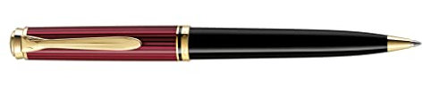 Pelikan Kugelschreiber Souverän 800 Schwarz-Rot, mit Drehmechanik, in Faltschachtel, 816540