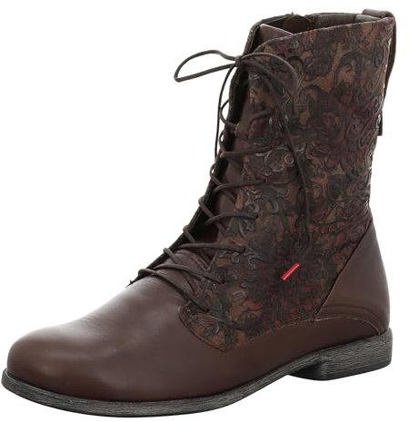 THINK! Damen AGRAT chromfrei gegerbte nachhaltige Stiefelette, 3020 Espresso/Kombi, 40 EU
