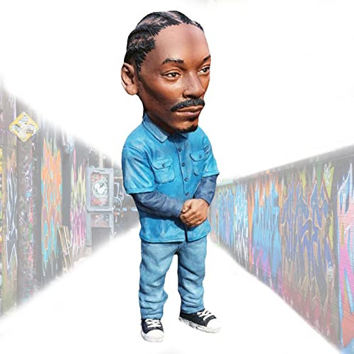 Gedenk Harz Sculpture,Rapper Resin Statue Ornament,Handgefertigte The Late Rap Music Star Collectible,das beste Rapper Harz Ornament Heimdekoration,Geschenk für Sie selbst oder Freund (Stil 5)