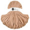 BOBBINY 9mm Jumbo Flechtkordel 1200 g Garn Makramee 50 Farben 100 m, Farbe:Biscuit