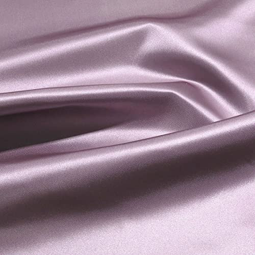 TOLKO 1m Glanz Satin Stoff Meterware | Modestoff Dekostoff Gardinenstoff | 150cm breit | Vorhangstoff Hochzeitsstoff Kostümstoff Satinstoffe zum Nähen Dekorieren Basteln Patchwork Nähstoffe Stoffe