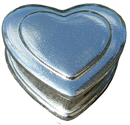 Scatola per anelli, regalo per 10 anni di matrimonio (Nozze di latta). Fatto a Mano Con Stagni di Jumilhac.