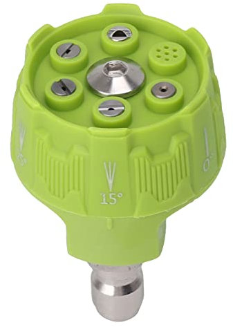 Buse de Nettoyeur Haute Pression, Embouts de Buse de Pulvérisation 6 en 1 pour Nettoyeur Haute Pression, Buse de Pulvérisation en Acier Inoxydable 3000 PSI avec Connexion de 1/4