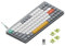 nuphy Air75 v2 QMK/Via Mechanical Keyboard, 75% Wireless Keyboard, Low Profile, Bluetooth 5.1, 2.4GHz and Wired Connection, Compatible with Windows and Mac OS Systems - Lunar Gray Switch Aloe