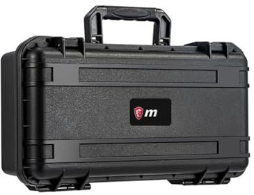 LiLiTok Étui de transport rigide pour MSI Claw A1M, étui de transport rigide résistant aux chocs, étui de voyage portable pour accessoires de console MSI Claw A1M, Noir , étui de voyage