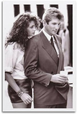 Richard Gere und Julia Roberts Vintage-Poster, Poster, Charakter, Kunstdruck, Fotodekoration, Wohnzimmer, Junge, Schlafzimmer, Dekoration, Leinwand, Kunst, Geschenk, 30 x 45 cm, ungerahmt, 6