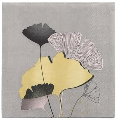 Papstar Servietten Golden Ginko