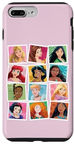 iPhone 7 Plus/8 Plus Disney Princess Photos Portrait Picture Collection Case