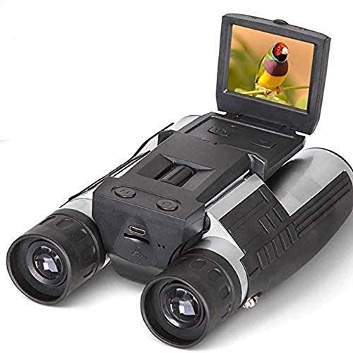 XYQUTQMK Telescopio binocolo Nero HD 1080p con Fotocamera Digitale 2.0 LCD 12x32 Pieghevole con Fotocamera Digitale Integrata Nuovo Full HD