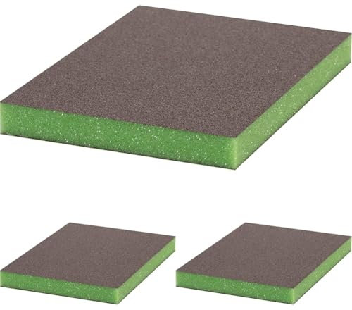 Bosch Accessories 2608901173 1x Platorelli standard Expert S473 (Grana Molto Fine, Accessorio Levigatura Manuale), Marrone/Verde, 1 x S473 Platorelli Standard, 98 x 120 x 13 mm (Confezione da 3)