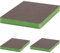 Bosch Accessories 2608901173 1x Platorelli standard Expert S473 (Grana Molto Fine, Accessorio Levigatura Manuale), Marrone/Verde, 1 x S473 Platorelli Standard, 98 x 120 x 13 mm (Confezione da 3)