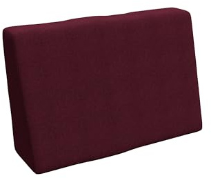 POKAR Palettenkissen Palettenauflagen mit abnehmbarem Bezug Palettenauflage Palettenmöbel Palettensofa, Seitenkissen 60x40, Violett