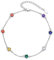 YEESIA 7-Chakra-Fußkettchen für Damen, 925er Sterlingsilber, Pflaumenblüten-Chakra-Fußkettchen, Yoga-Fußkettchen, Amulett, Yoga-Schmuck, Geschenk für Frauen